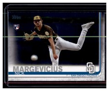 Nick Margevicius RC 2019 Topps Update US249 SP Photo Variation San Diego Padres
