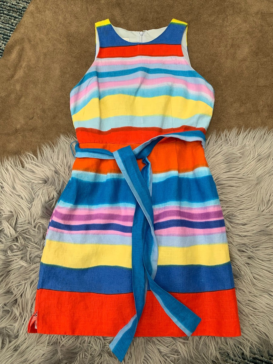 Donna Morgan Womens Dress Multicolor Size 2P  Linen