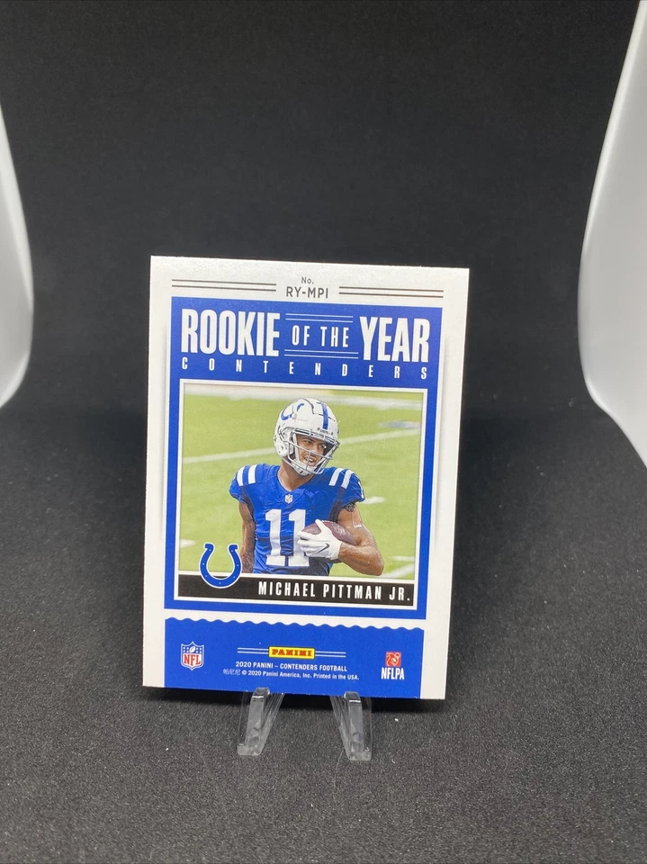 Michael Pittman Jr 2020 Panini Contenders Rookie Of The Year RY-MPI - Image 2 of 2