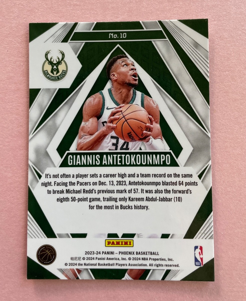 panini GIANNIS ANTETOKOUNMPO patch シリアル 2023-24 Panini Phoenix Basketball Giannis Antetokounmpo