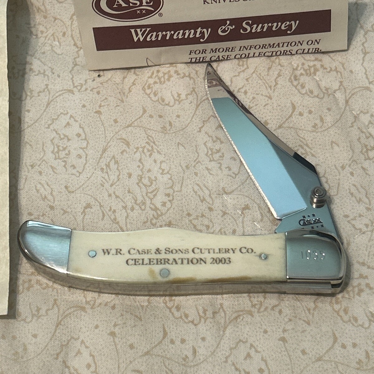 CASE XX CELEBRATION OZARKS NATURAL MID FOLD HUNTER POCKET KNIFE