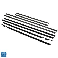 1963 Mercury Monterey 4 Door Sedan Window Felt Seal Kit - 8pcs 1963 Mercury Monterey 4 Door Sedan Window Felt Seal Kit - 8pcs