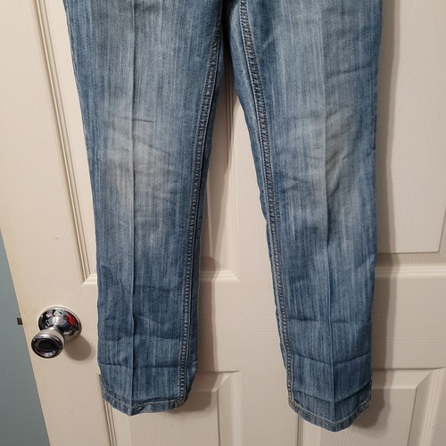 Vtg 90’s Tommy Hilfiger Revolution Slim Denim Jeans Boy's Sz 8 Light Wash - Picture 3 of 12