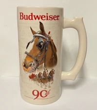 2023 Budweiser Holiday Stein 90th Anniversary Edition Christmas mug series  NEW!