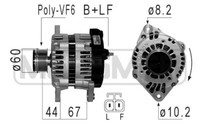 Messmer Lichtmaschine Generator 100A 14V FüR Opel Astra H Caravan 1.7 Cdti