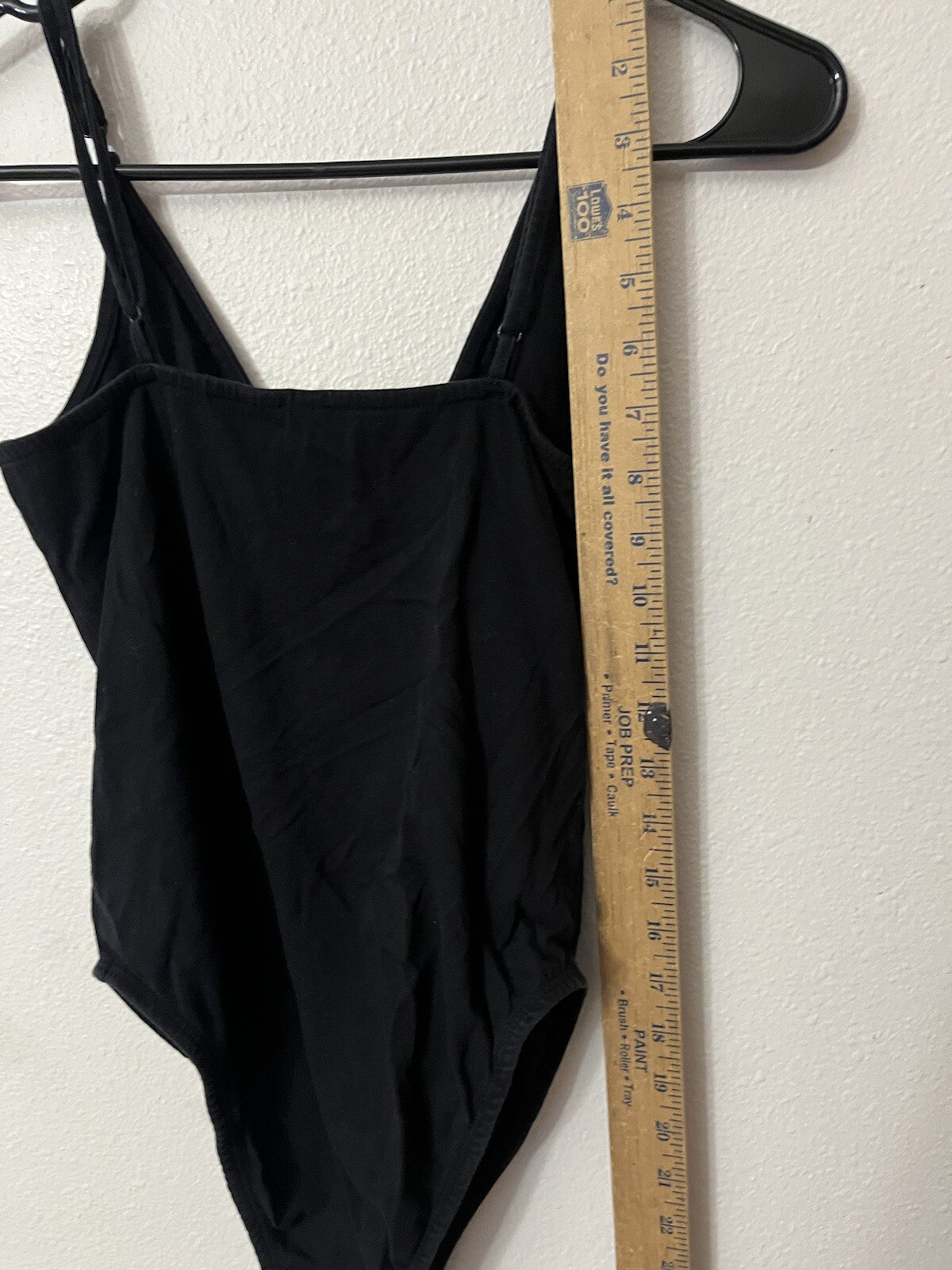 Divided H&M Womens Black V Neck Bodysuit One Piece - Size Small Good Condition image 4