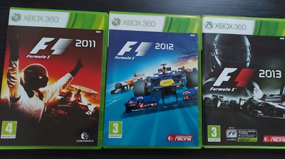 F1 2011, 2012 und 2013 Microsoft Xbox 360 mit Anleitungen