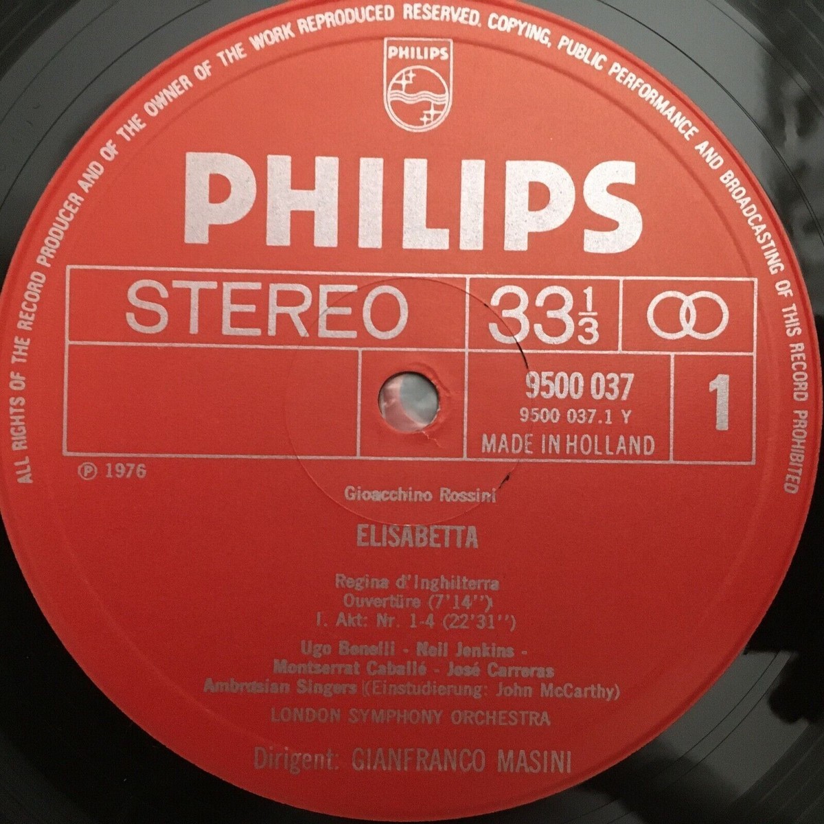 C013 Rossini Elisabetta Caballe Carreras Masini 3LP Philips 6703