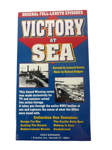 Victory At Sea Collection 1, 2, 3 & 4 - VHS Video Set (4) New- Sealed - Picture 3 of 9