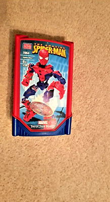 THE AMAZING SPIDER-MAN MEGA BLOKS 2005 - 1964 MODEL - RED CASE - NEW