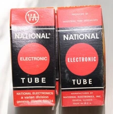Lot Of 6 National FG-32 Electron Tubes