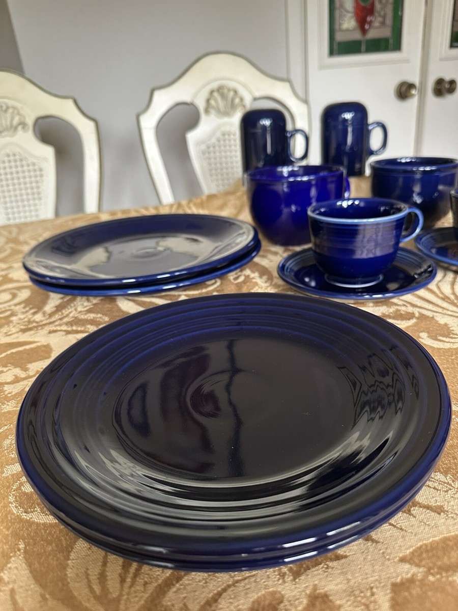 FIESTA WARE 13 Pieces- For 2 - Navy Blue | eBay
