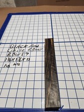 Black and White Ebony Wood turning blank 1 3/4 "x 1 7/8"x 12 " EBW57