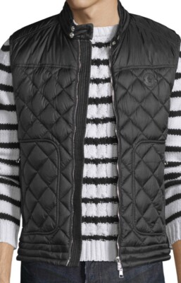 black moncler vest