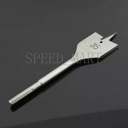 1 PCS 35 x 152mm HCS Machine Flat Wood Spade Drill Hex Shank With Extension Bar