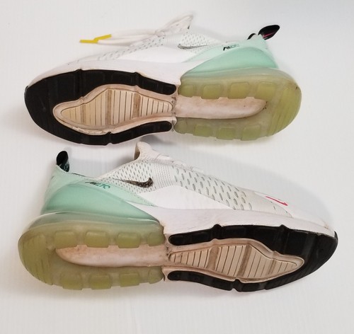 Nike Air Max 270 Blanco Tiffany Azul Metálico Plateado Para Mujer 7.5 Zapatos DQ7652-100 - Imagen 7 de 14