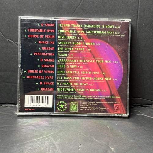 X-STATIC Vol. 1 rare Techno Electronica Dance cd 12 song D-SHAKE Quazar '91 - Picture 2 of 2