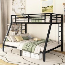 Heavy-Duty Bunk Bed Twin XL/Full XL/Queen Siz...