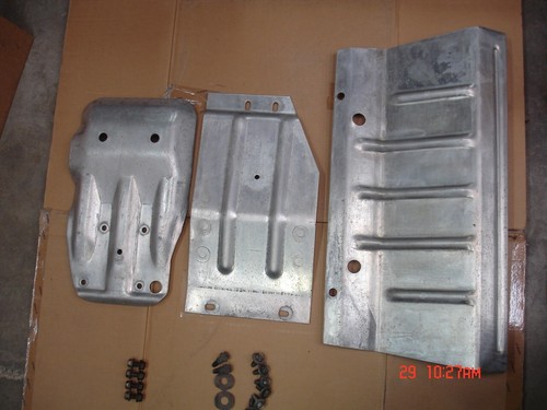 1988-1994 GMC Chevy C/K Truck, Suburban OEM 4WD ALUMINUM SKID PLATE SET - Picture 6 of 13