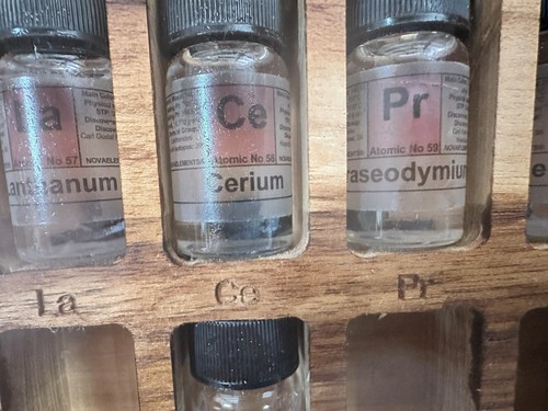 Periodic Table of the Elements with Actual Element Samples - Picture 6 of 7