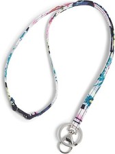 Vera Bradley Women's Cotton Breakaway Lanyard, Garden Grove, One Size