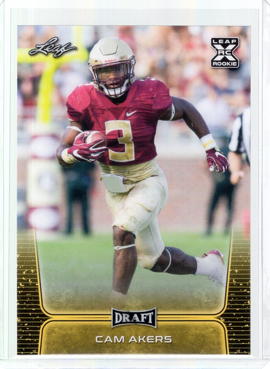 2020 Leaf Draft Gold #22 Cam Akers RC