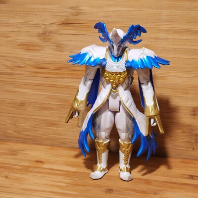 Power Rangers Super Megaforce Prince Vekar 5'' Figure Villain Bandai White Gold