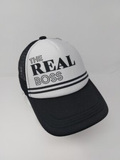 The Real Boss Youth Snapback Trucker Hat Mesh Back Cap
