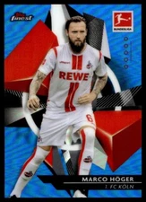 2021 Topps Finest Bundesliga Blue Marco Hoger /150 #54