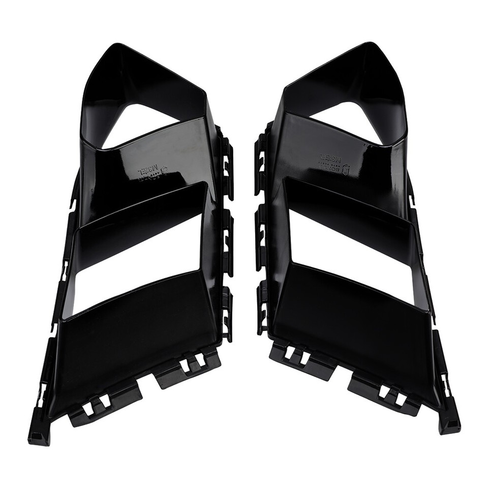 Gloss Black Front Bumper Vent Grill Hole Cover Body Kit For 2017-23 KIA