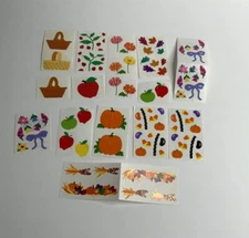 Vintage 90’s Mrs. Grossman's Spring Blooms Flowers Halloween Candy Fall Stickers
