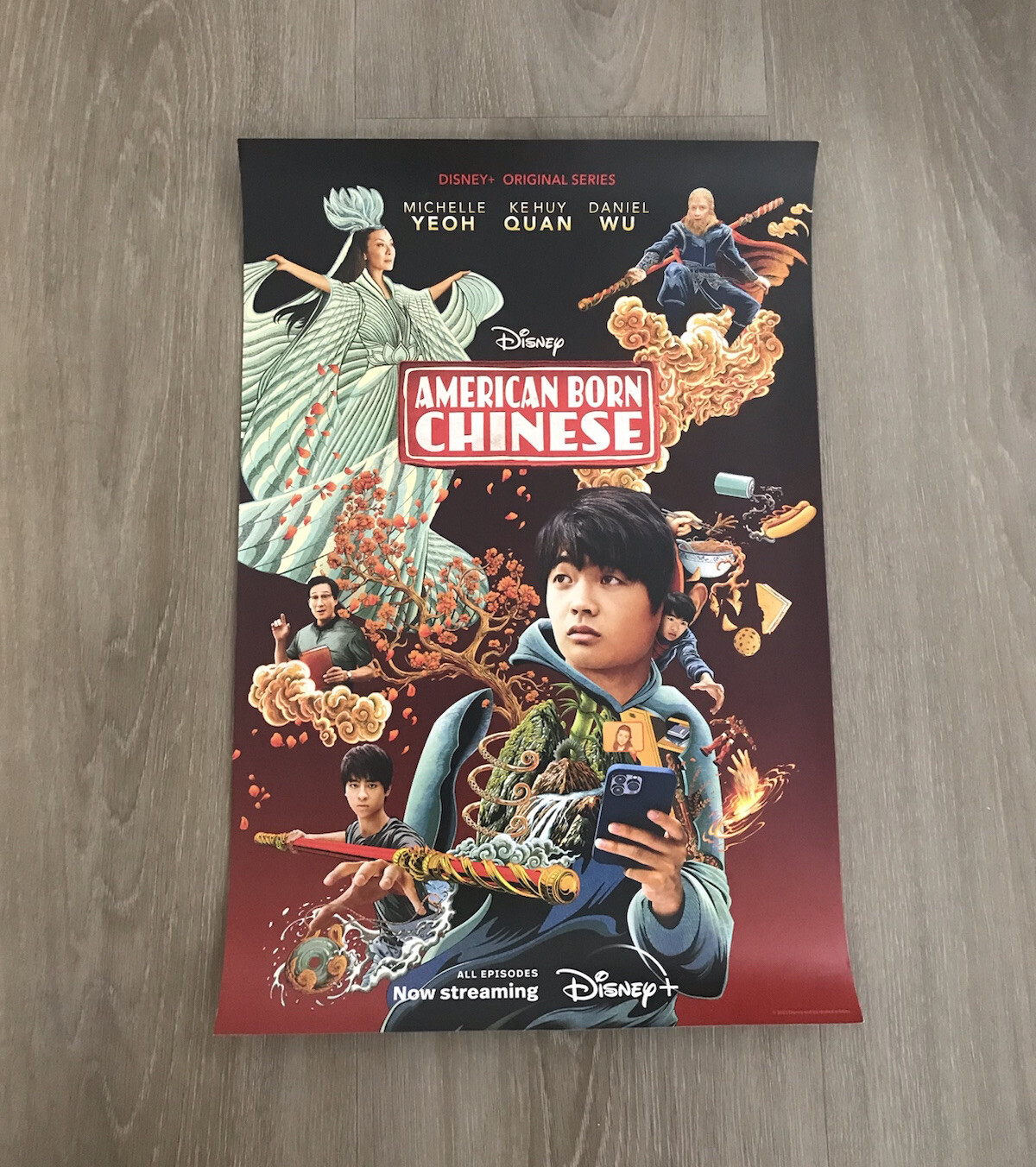 SDCC 2023 American Born Chinese Disney Exclusive 12x18 Inches Comic Con Poster
