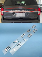 Chrome Front Tailgate EXPEDITION Letters Emblem FIT 2022-2024 Ford EXPEDITION