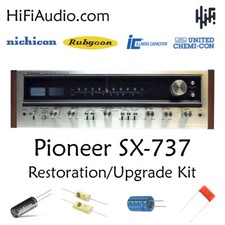 Pioneer SX-737 SX-7730 ricostruzione restauro recap upgrade kit riparazione condensatore