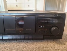 TEAC W-518S Auto Reverse Double Cassette Deck High Speed Dubbing