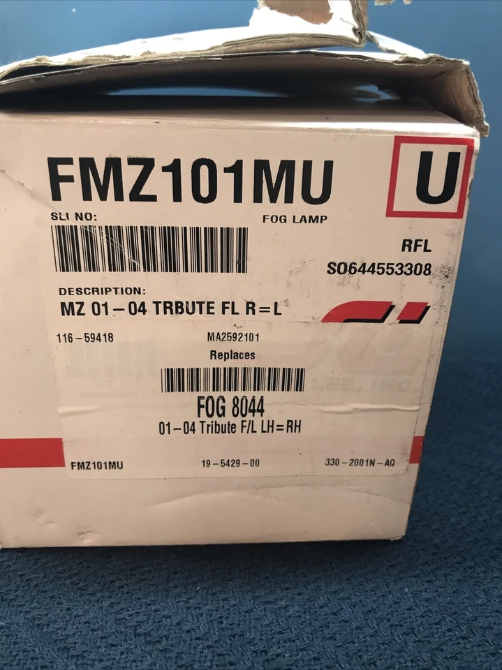 Luz antiniebla para Mazda Tribute 2001-2004 lado conductor o pasajero pieza única DOT Foto 2 de 4
