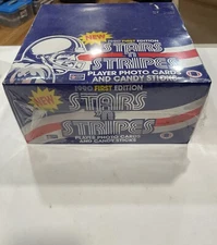 1990 Stars N Stripes 1st Edition Football Factory Sealed Box