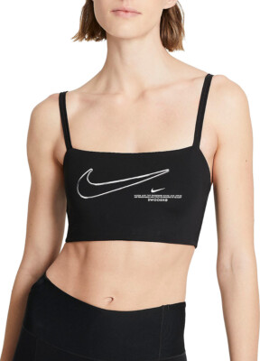 Nike Indy Swoosh Pack Sport-BH Damen Bra Fitness Training Schwarz