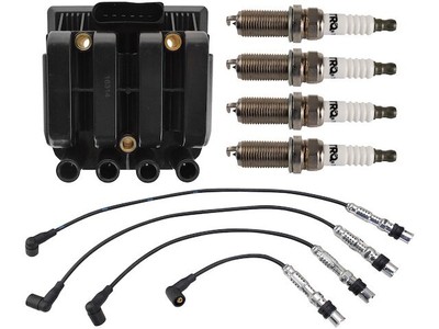 For 2001 Volkswagen Jetta Ignition Coil Spark Plug and Wire Set 83666HSNW