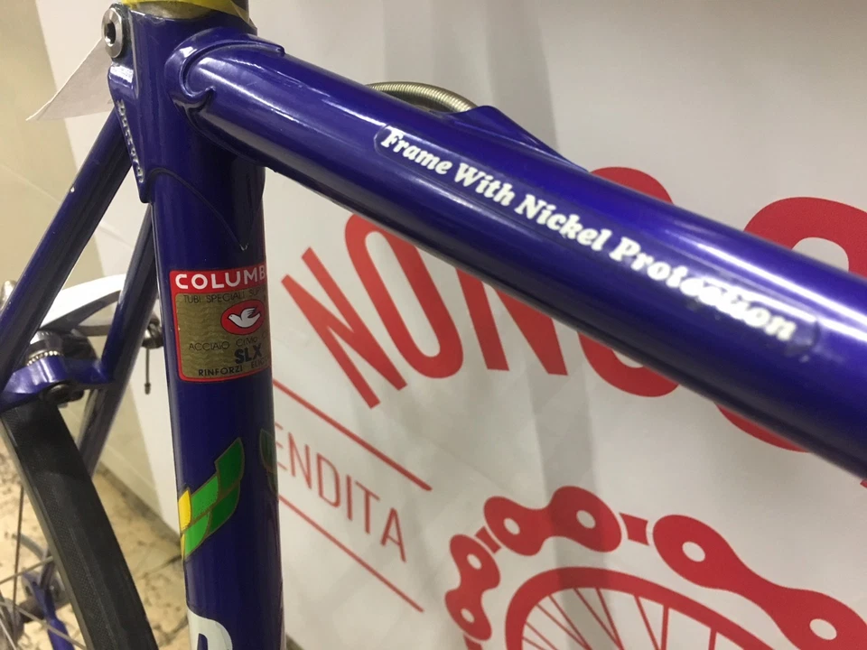 BICI BICICLETTA CORSA VINTAGE EROICA DACCORDI TUBAZIONI COLUMBUS SLX TG.55 - Photo 4/4
