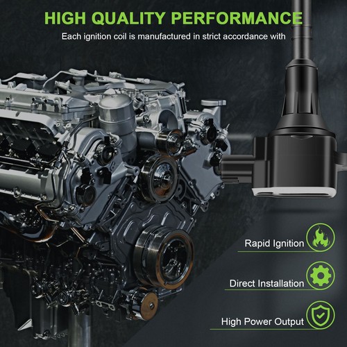 Set of 8 Ignition Coils for Nissan Armada Titan Infiniti QX56 5.6L V8