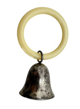 Sterling Silver Bell Rattle Teething Ring