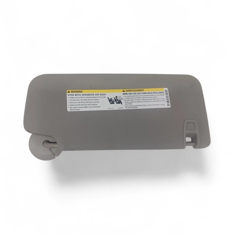 Parasol conductor izquierdo Buick Enclave 2008-2017 con luz OEM gris Foto 2 de 4