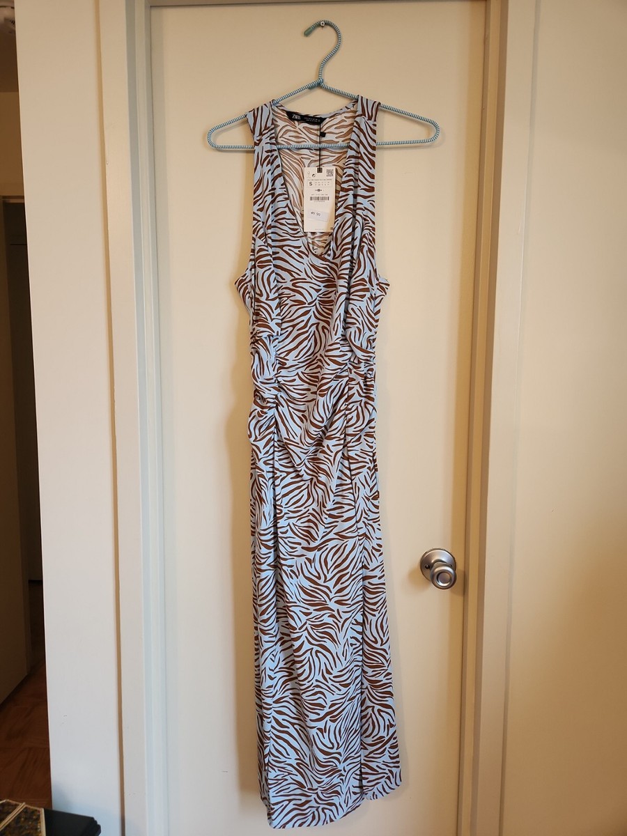 Zara Zebra Print Summer Dress | eBay