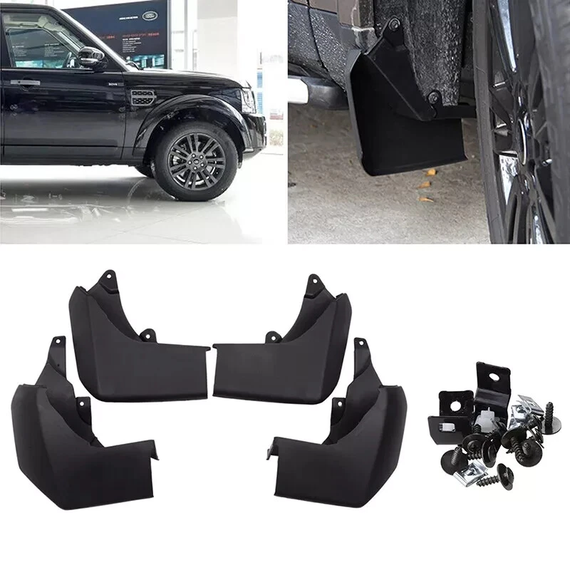 FOR LAND ROVER DISCOVERY 4 LR4 FRONT & REAR MUD FLAPS SET MUDFLAPS KIT 2010-2015 - Image 2 of 4
