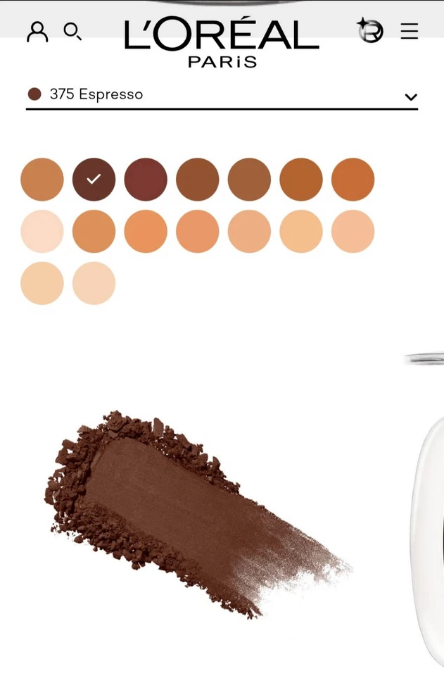 L'Oreal Age Perfect Creamy Powder Foundation w/ Minerals 375 Espresso New - Image 3 of 4