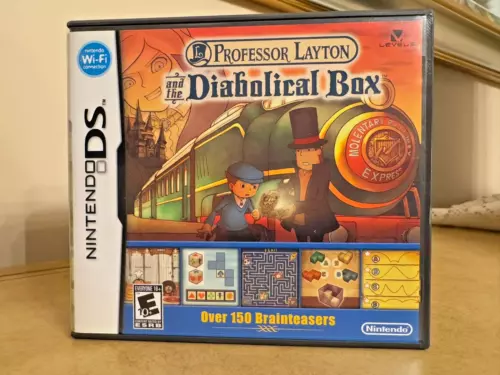 Professor Layton and the Diabolical Box (Nintendo DS, 2009) CIB w/ Manual
