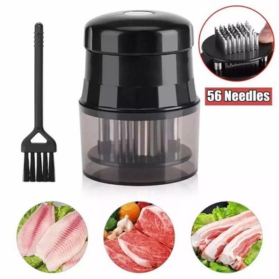New Stainless Steel Meat Tenderizer Beef Pork Kitchen Cooking Needle Tool 56-pin