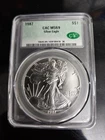 1987 Silver Eagle S$1 CAC MS69