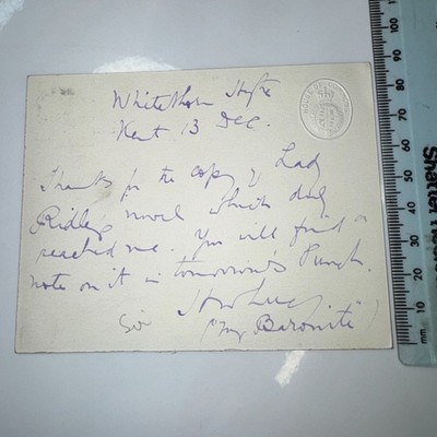 Sir Henry W Lucy Politischer Journalist ALS Autogramm Brief 1890 re Lady Ridley